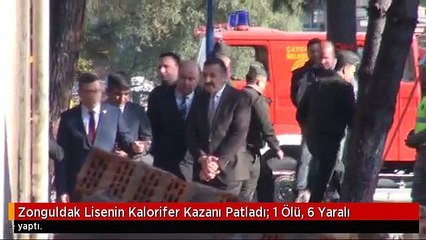 Zonguldak Lisenin Kalorifer Kazanı Patladı: 1 Ölü, 6 Yaralı