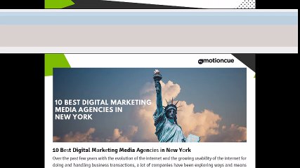 Digital media agency  New York