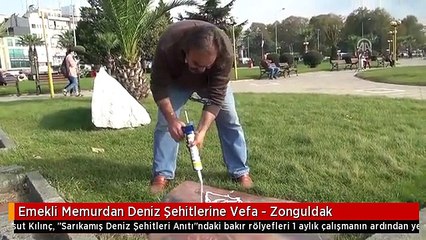 Emekli Memurdan Deniz Şehitlerine Vefa - Zonguldak