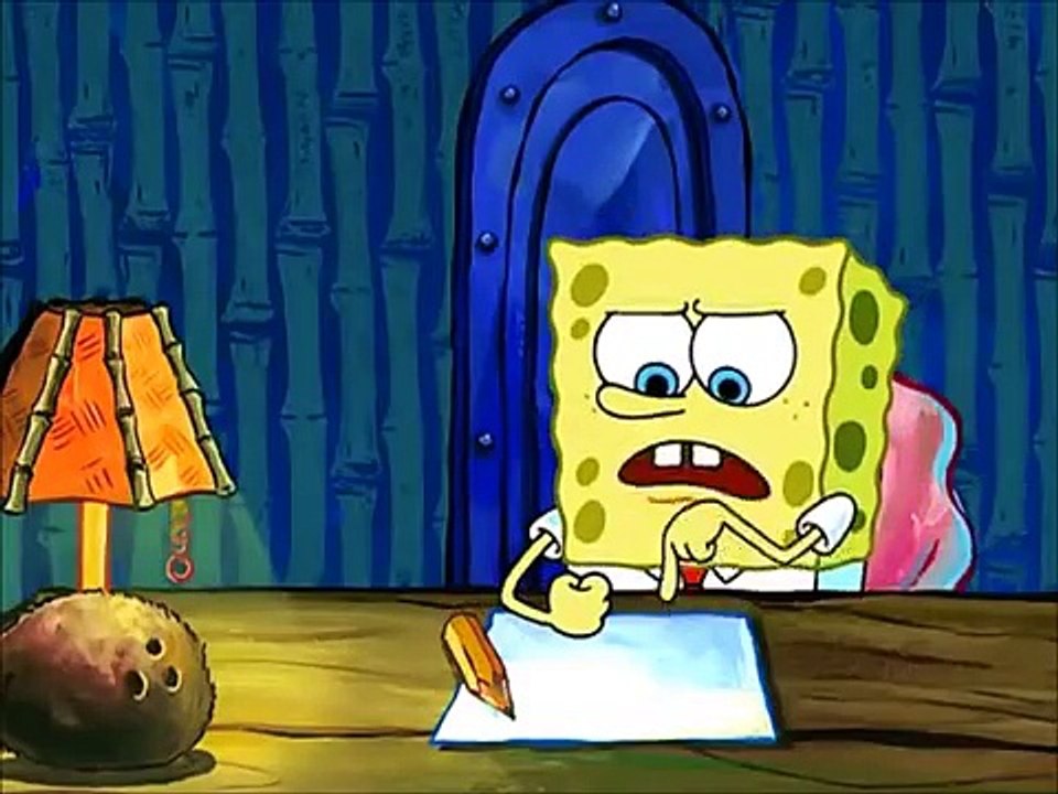 an essay by Spongebob Squarepants