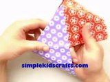 Back to school crafts: Triangular japanese box for paper clips - EP - simplekidscrafts