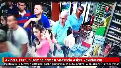 Akıncı Üssü'nün Bombalanması Sırasında, Asker Yakınlarının Yaşadığı Panik Kamerada