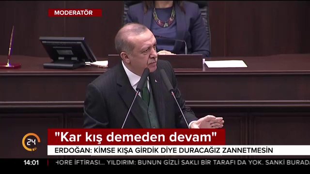 Kar kış demeden devam
