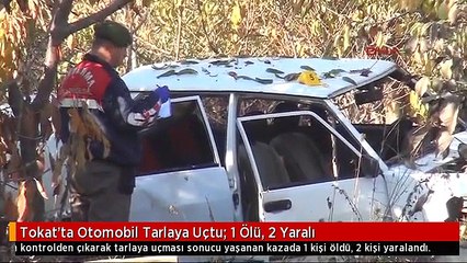 Tokat'ta Otomobil Tarlaya Uçtu: 1 Ölü, 2 Yaralı