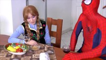 SPIDERMAN and Frozen ANNA Compilation in Real Life! Joker vs Spiderman vs Frozen ELSA Superheroes