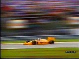 Gran Premio del Brasile 1988: Sorpassi di A. Senna a Warwick ed Alboreto e intervista a Nannini