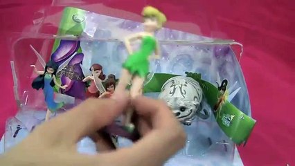 Tinkerbell Legend of the Neverbeast Disney Fairies Toys Playset Figurines Unboxing
