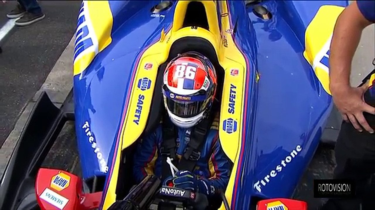 Sebastien Bourdais crash - Qualifying May 20, 2017.