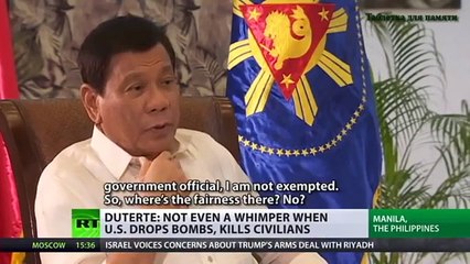 Дутерте выбирает Россию, а Америка пусть идёт. Русский перевод .