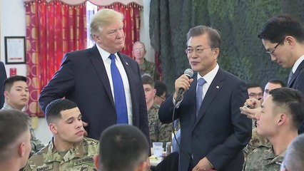 평택기지부터 찾은 트럼프...文 대통령 파격 영접 / YTN