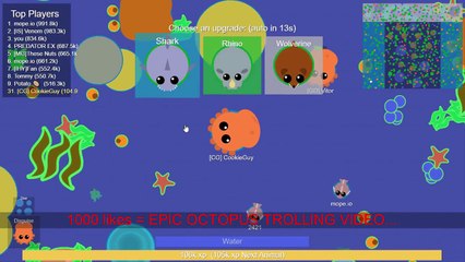 MOPE.IO OCEAN + FOOD UPDATE | 6 NEW FOOD ITEMS | BEST MOPE.IO UPDATE | MOPE.IO NEW UPDATE(Mope.io)