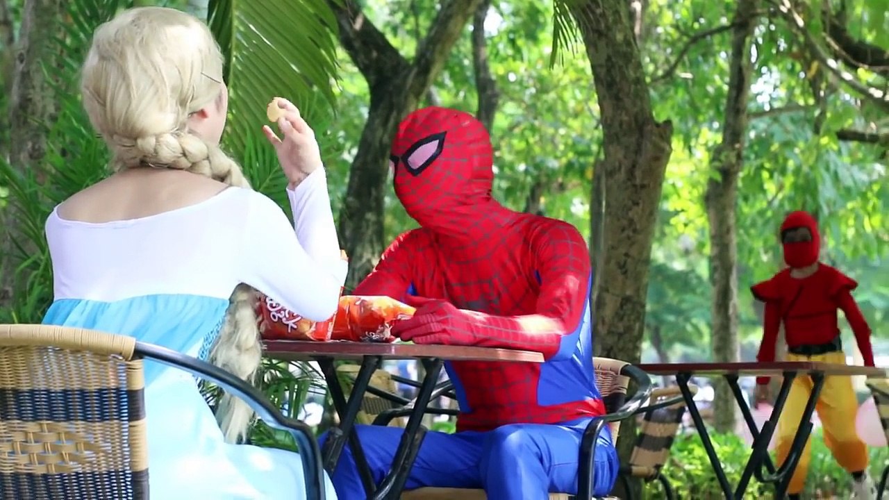 Beatifull Baby Elsa | Baby Elsa Vs Spiderman In Realife | Childrens Indoor Playground #10 20/10