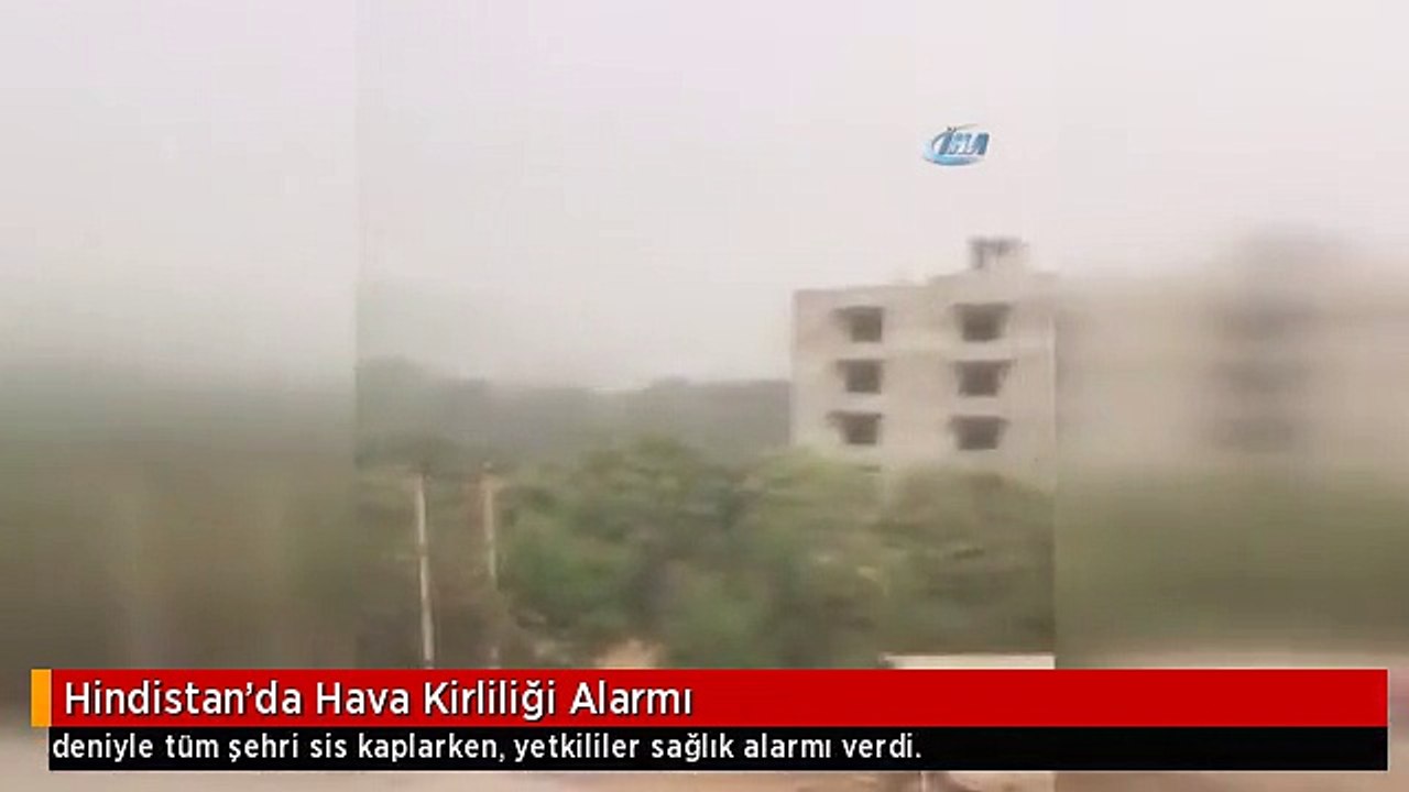 Hindistan'da Hava Kirliliği Alarmı