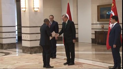 Cumhurbaşkanı Erdoğan, Küba Büyükelçisi'ni Kabul Etti