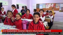 Sınıf Başkanlığını Kazanan Öğrenci Okula Sanatçı Getirdi