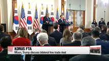 Trump calls for a better Korea-U.S. free trade deal