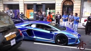 The Arab Supercars invasion In London ( Aventador & Huayra & bugatti & 918 And More) 2016