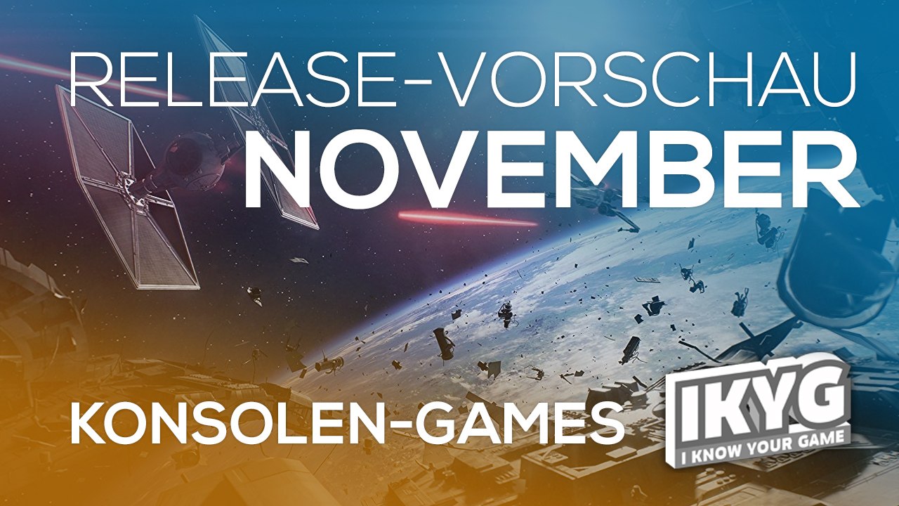 Games-Release-Vorschau - November 2017 - Konsole