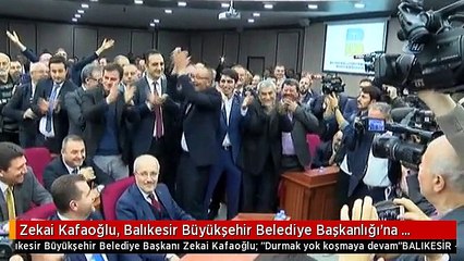 Zekai Kafaoğlu, Balıkesir Büyükşehir Belediye Başkanlığı'na Seçildi