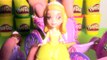 Play Doh Sofia the First and Princess Amber Makeover with MLP based on Disney Cartoon - New Episode