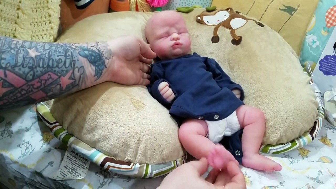 Silicone Baby Doll Night Routine! Huge POOP EXPLOSION! Nasty Poop Everywhere! Toy Doll