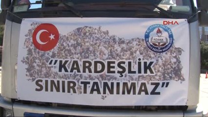 Adana'dan Suriye'ye Okul Çantası