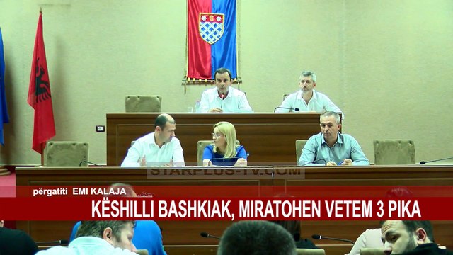 KËSHILLI BASHKIAK, MIRATOHEN VETËM 3 PIKA