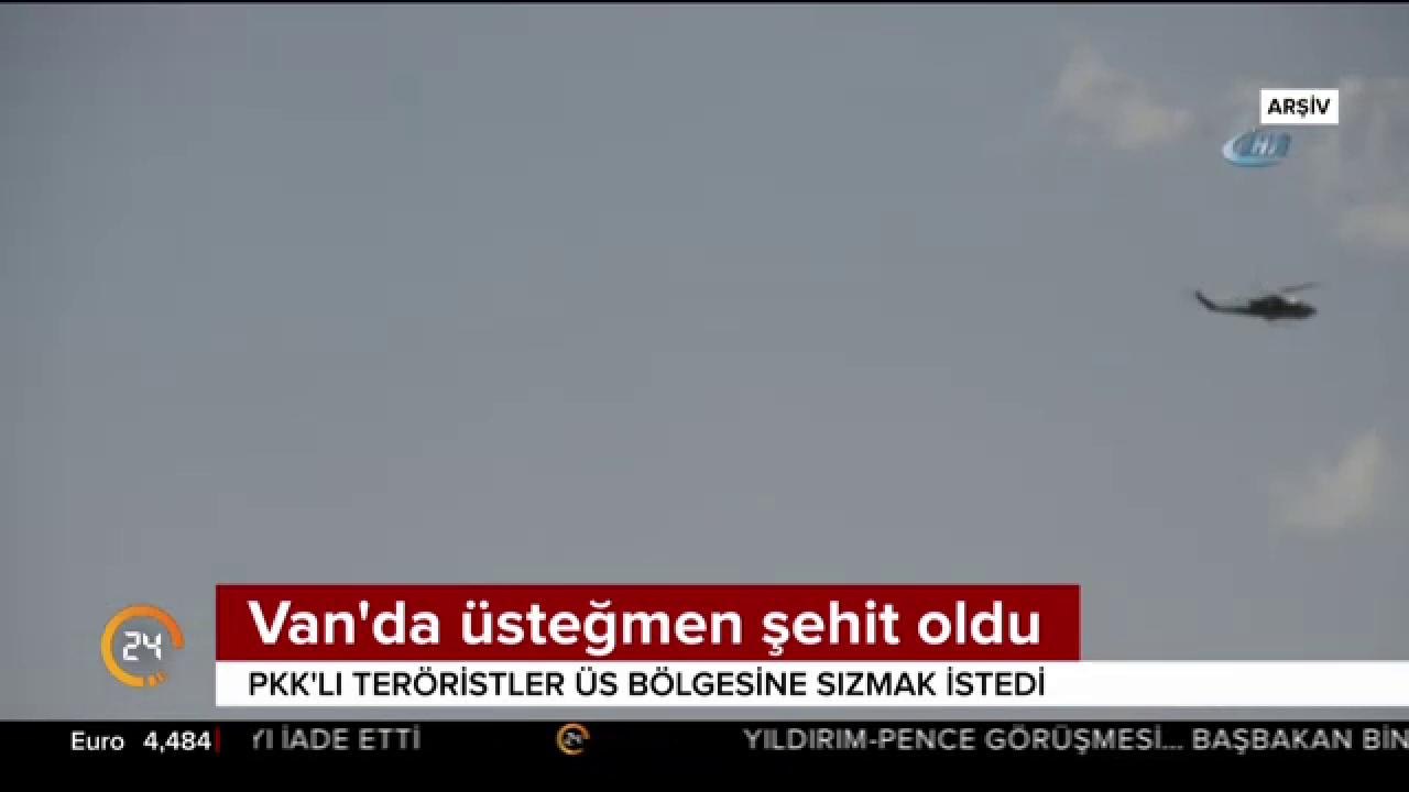 Van'da üsteğmen şehit oldu