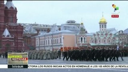 Rusia: la Plaza Roja revive el histórico desfile militar de 1941