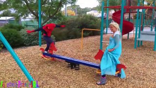 JOKER VS SPIDERMAN kidnap Snow White Guns Venom Police arrest Baby Hulk Frozen Elsa Superhero