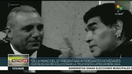 teleSUR estrenará "De la Mano del Diez" con Diego Armando Maradona