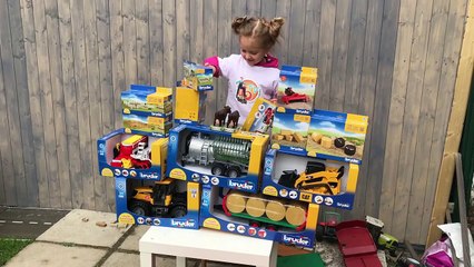 BRUDER TOYS CAT JCB Pöttinger Fliegl - UNBOXING
