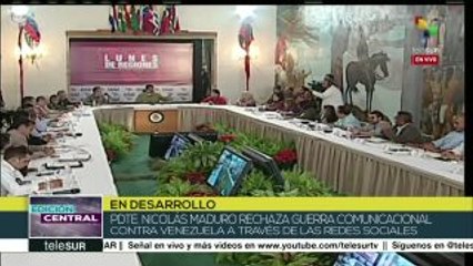 Redes sociales no muestran la verdad de Venezuela, denuncia Maduro