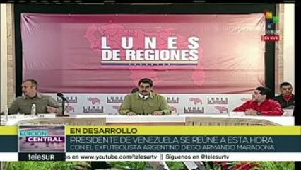 Venezuela: Maradona y teleSUR juntos en "De la Mano del diez"