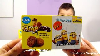 Chipicao Minions Movie new Playcaps Unique Chocolate Cruisant Biscotto Τσιπικαο Μινιονς Μπισκότα .