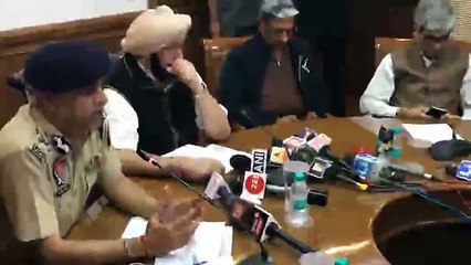 captain amarinder Addressing the press in Chandigarh on the targeted killings