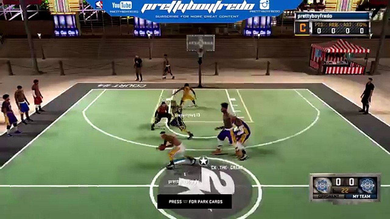 NBA 2K16| Prettyboyfredo VS Legend 3 Mascot! HE GOT CLAMPED UP!!!!! 3v3 MyPark Gameplay