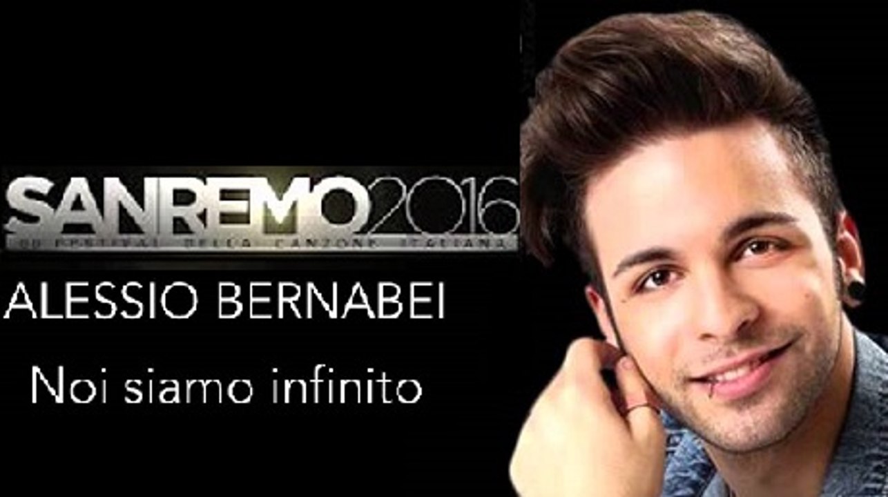 Alessio Bernabei - Noi siamo infinito - Sanremo 2016 - live
