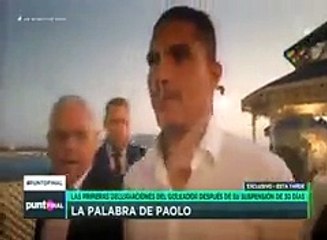 Paolo Guerrero se negó a declarar a reportero