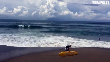 Batu Bolong Beach Where Denis Dasoul Was Struck By Lightning While Surfing