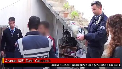 Aranan 1051 Zanlı Yakalandı