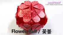 Origami - Flower Ball (Kusudama, ornament)