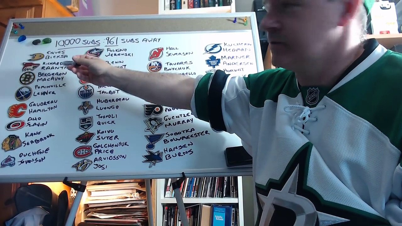 2 Favorite Players Per NHL Team, 62 Players In Total