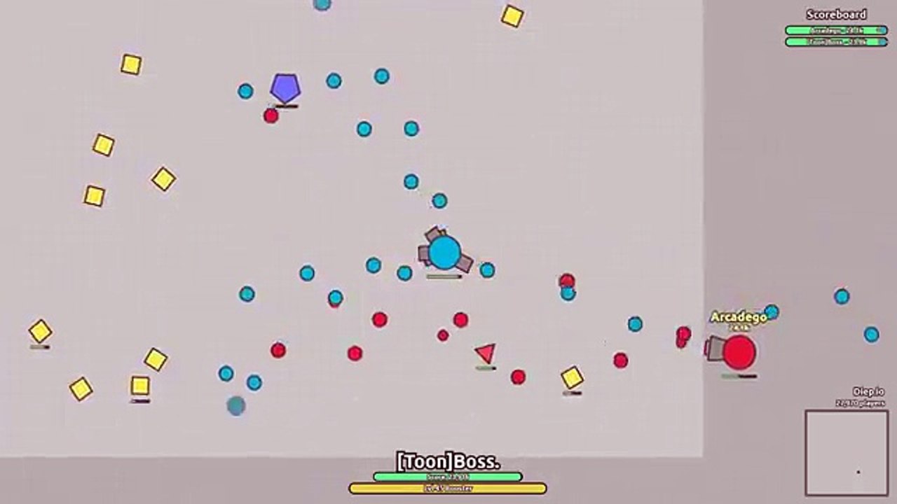 Diep.io: Arena Closer Vs Mini Boss - SandBox Epic Battle #2