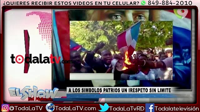 A los símbolos patrios un irrespeto sin límites-El Show Del Medio Día-Video
