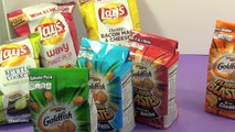 Goldfish & Chips Challenge! Taste Testing Extreme Flavors! | Whats Ryan Tryin? | Bins Toy Bin