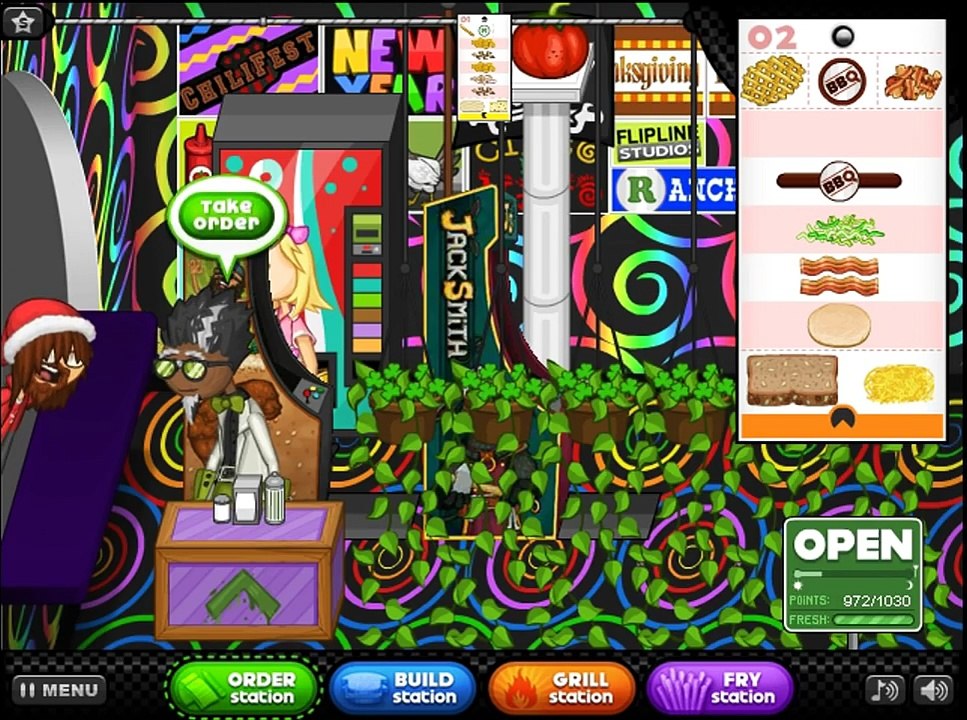 Papas Cheeseria Rank 48: All New Years Toppings Unlocked