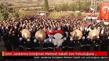 İzmir Jandarma Üsteğmen Mehmet Sakallı Son Yolculuğuna Uğurlandı