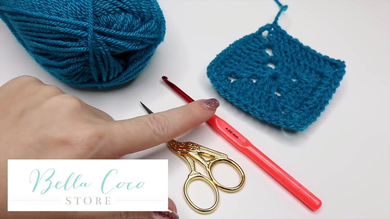 CROCHET: Seamless Solid Granny Square | Bella Coco