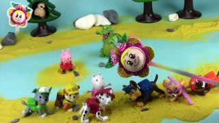 ¡PEPPA PIG rescatada por la PATRULLA CANINA de un cocodrilo! /Juego Paw Patrol y Pepa Pig en español